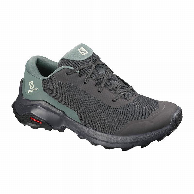 Salomon X REVEAL Zapatillas Trekking Mujer - Gris Oscuro / Verde - Colombia (84567-AMSO)